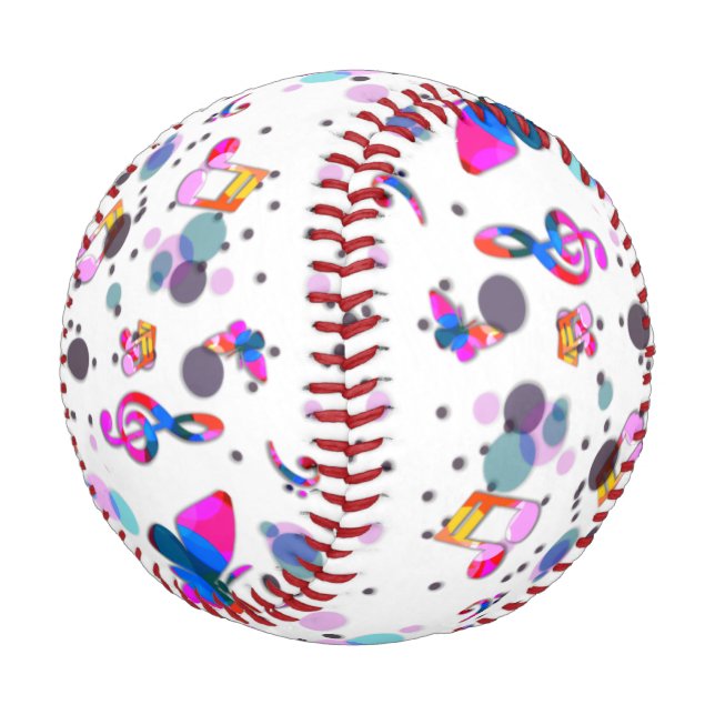 Pelota De Béisbol Baile de música arcoiris (Angular)