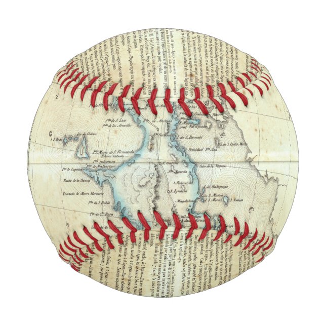 Pelota De Béisbol Baja California, México (Anverso)