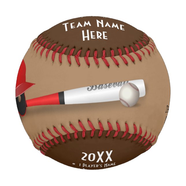 Pelota De Béisbol BALL DE BÉISBOL de personalización para entrenador (Anverso)
