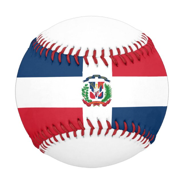 Pelota De Béisbol Banca de béisbol de República Dominicana (Anverso)