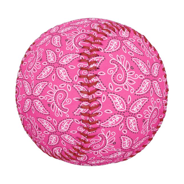 Pelota De Béisbol Bandana rosa Béisbol (Angular)
