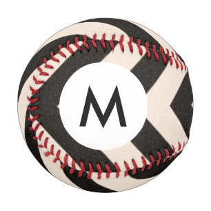 Pelota De Béisbol Bandas de peligro de monograma