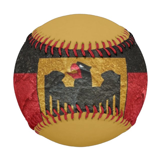 Pelota De Béisbol Bandera alemana (Anverso)