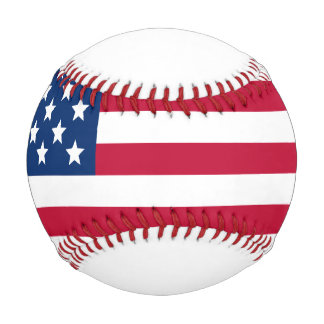 Pelota De Béisbol Bandera Americana