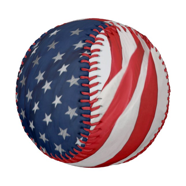 Pelota De Béisbol Bandera Americana Béisbol (Angular)