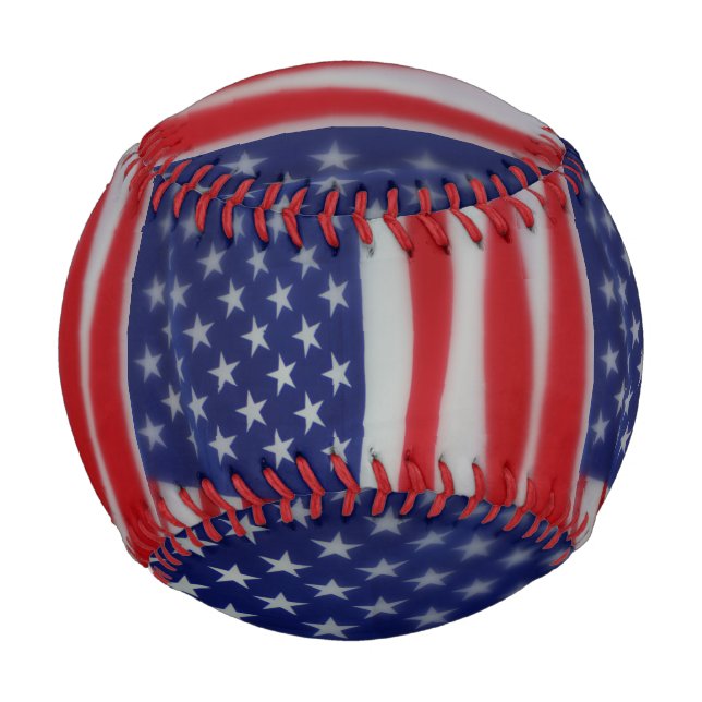 Pelota De Béisbol Bandera Americana Béisbol (Reverso)