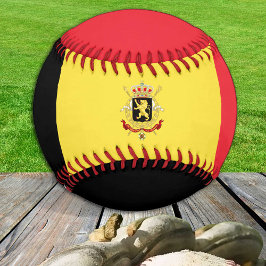 Pelota De Béisbol Bandera belga, deportes belgas/pelotas de béisbol
