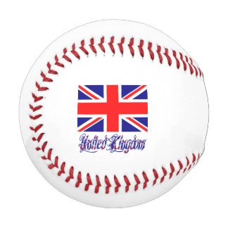Pelota De Béisbol Bandera británica del Reino Unido Personalización 
