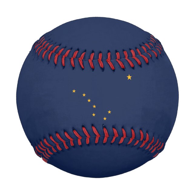 Pelota De Béisbol Bandera de Alaska (Anverso)