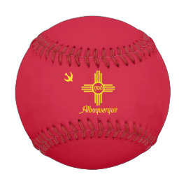 Pelota De Béisbol Bandera de Albuquerque (Nuevo México)