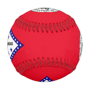 Pelota De Béisbol Bandera de Arkansas
