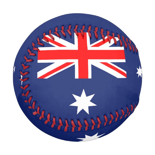 Pelota De Béisbol Bandera de Australia (Anverso izquierdo)