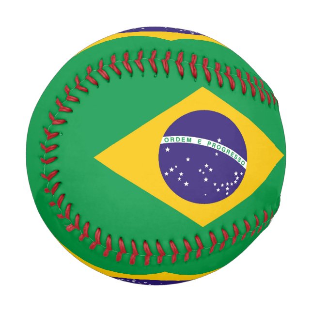 Pelota De Béisbol Bandera de Brasil Bandeira do Brasil (Anverso izquierdo)