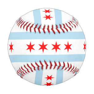 Pelota De Béisbol Bandera de Chicago, Illinois Baseball