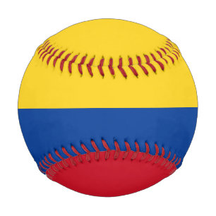Pelota De Béisbol bandera de Colombia