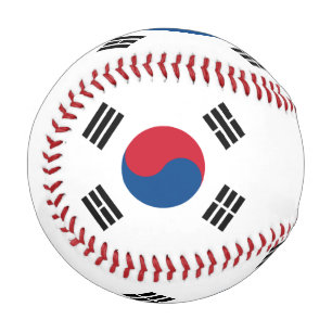 Pelota De Béisbol Bandera de Corea del Sur