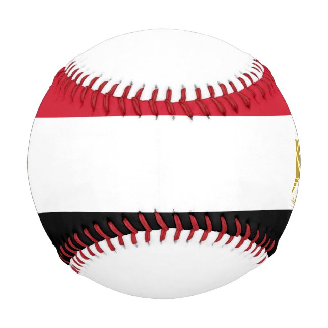 Pelota De Béisbol Bandera de Egipto, béisbol (Anverso)