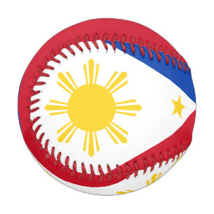 Pelota De Béisbol Bandera de Filipinas