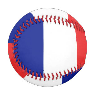 Pelota De Béisbol Bandera de Francia Tricolore Francés