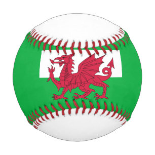 Pelota De Béisbol bandera de Gales
