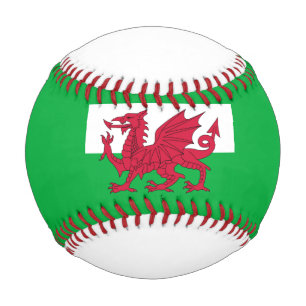 Pelota De Béisbol bandera de Gales