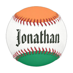 Pelota De Béisbol Bandera de Irlanda Nombre personalizado bbcn
