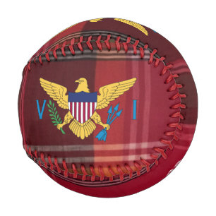 Pelota De Béisbol Bandera de Islas Vírgenes de los EE. UU. St. Thoma