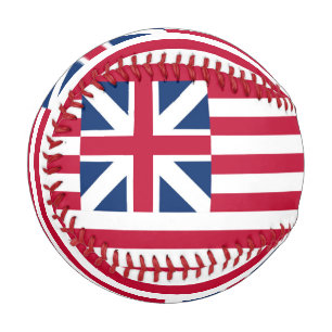 Pelota De Béisbol Bandera de la Gran Unión de los Estados Unidos