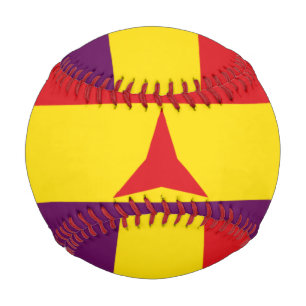 Pelota De Béisbol Bandera de las Brigadas Internacionales (Guerra Ci