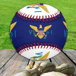 Pelota De Béisbol Bandera de las Islas Vírgenes de los Estados Unido