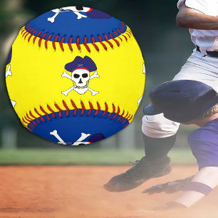 Pelota De Béisbol Bandera de los Piratas y Capitán Jack / Deportes p