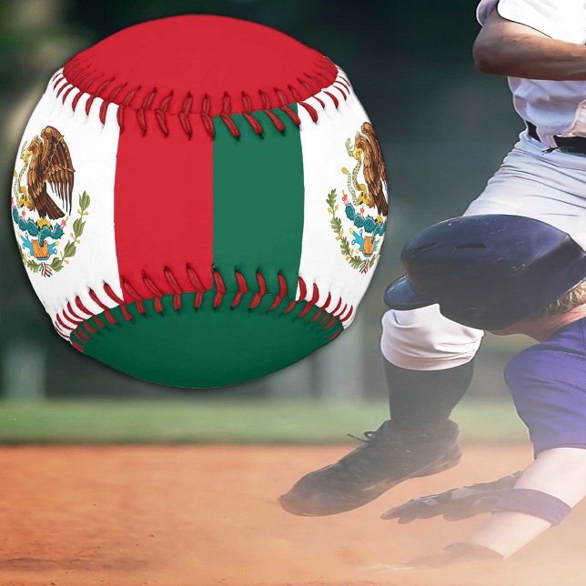 Pelota De Béisbol Bandera de México/Bandera de Béisbol (Subido por el creador)