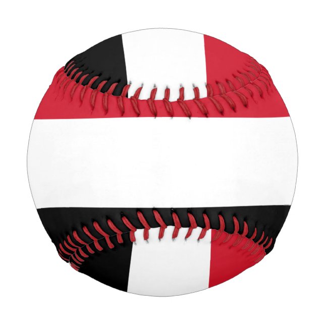 Pelota De Béisbol Bandera de Yemen (Anverso)