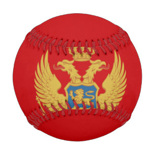 Pelota De Béisbol Bandera del Béisbol de Montenegro