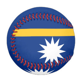 Pelota De Béisbol Bandera del Béisbol de Nauru