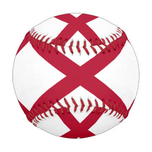 Pelota De Béisbol Bandera del estado de Alabama
