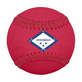 Pelota De Béisbol Bandera del estado de Arkansas