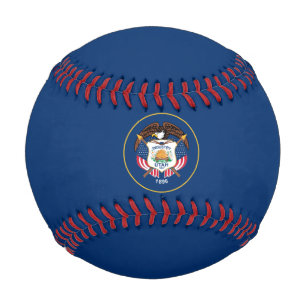 Pelota De Béisbol Bandera del Estado de Utah