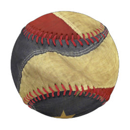 Pelota De Béisbol Bandera estadounidense angustiada