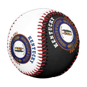 PELOTA DE BÉISBOL BANDERA ESTATAL DE BLUEGRASS DE KENTUCKY