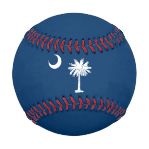 Pelota De Béisbol Bandera Estatal de Carolina del Sur