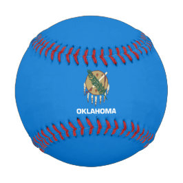 Pelota De Béisbol Bandera estatal de Oklahoma