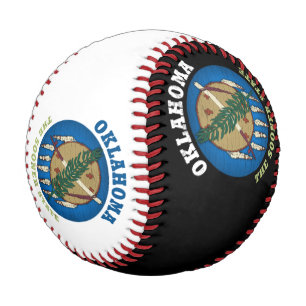 PELOTA DE BÉISBOL BANDERA ESTATAL DE OKLAHOMA MÁS PRONTO