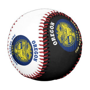 PELOTA DE BÉISBOL BANDERA ESTATAL DE OREGON BEAVER