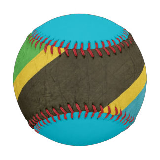 Pelota De Béisbol Bandera estatal de Tanzania