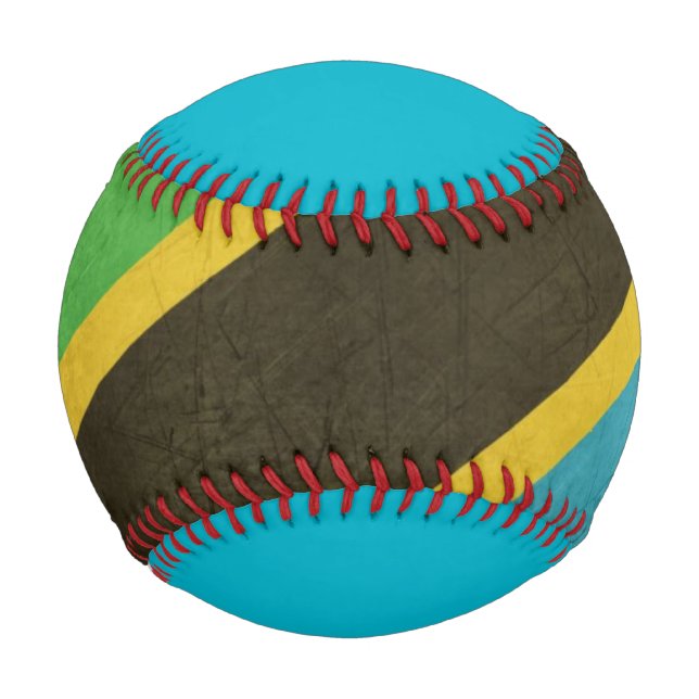 Pelota De Béisbol Bandera estatal de Tanzania (Anverso)