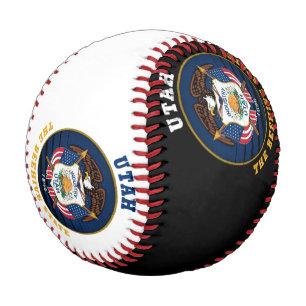 PELOTA DE BÉISBOL BANDERA ESTATAL DE UTAH BEEHIVE
