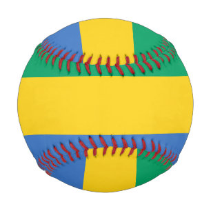 Pelota De Béisbol Bandera gabonesa (Gabón)