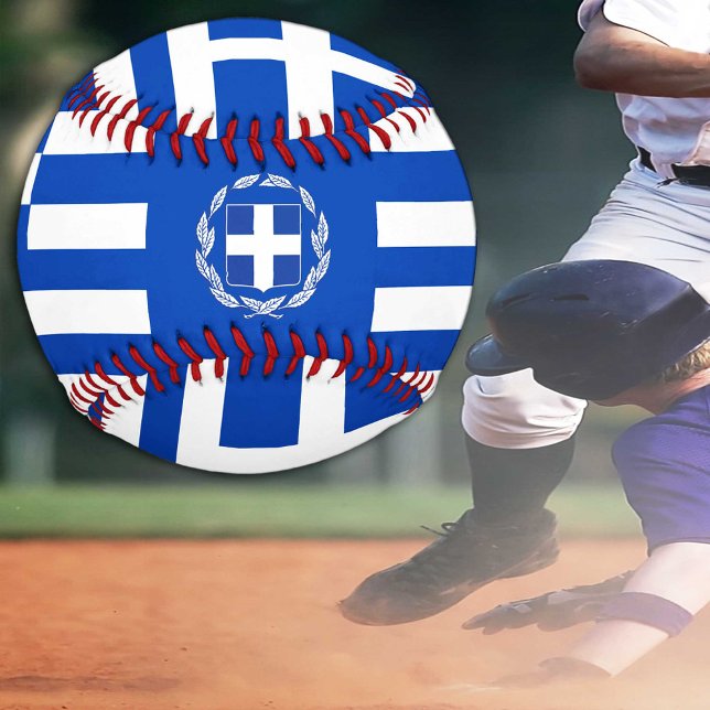 Pelota De Béisbol Bandera griega y deportes griegos/pelotas de béisb (Subido por el creador)