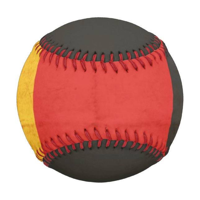 Pelota De Béisbol Bandera Grunge De Alemania (Anverso)